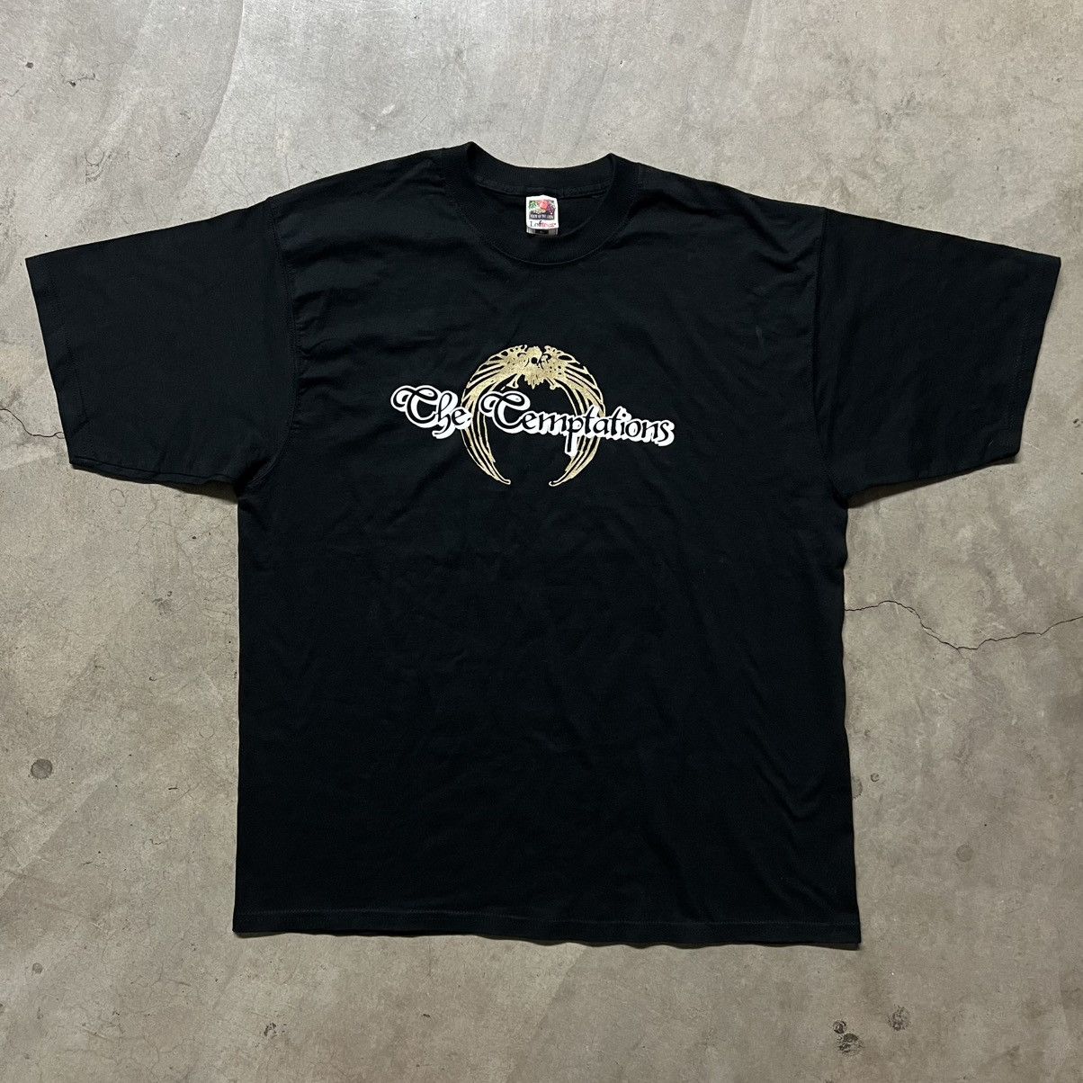 Band Tees × Fruit Of The Loom × Vintage Vintage 90’s The Temptations Motown Band T-Shirt Size US XL / EU 56 / 4 - 3 Thumbnail