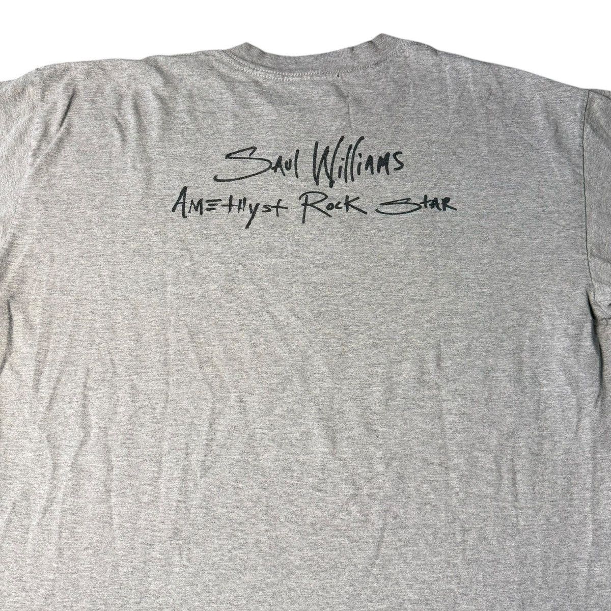 Vintage Saul Williams 2001 Amethyst Rock Star Rap Hip Hop T-shirt Size US L / EU 52-54 / 3 - 4 Thumbnail
