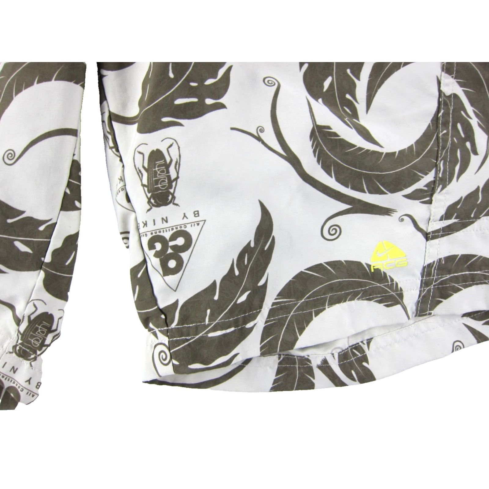 Nike ACG VINTAGE Nike ACG Brown Leaf Swim Surf Beach Board Shorts Women Size 6 Size 28" / US 6 / IT 42 - 5 Thumbnail