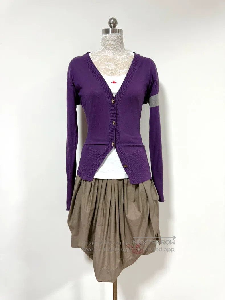 Vivienne Westwood Vivienne Westwood Purple Skull Saturn Knit Long Sleeve Car Size M / US 6-8 / IT 42-44 - 1 Thumbnail