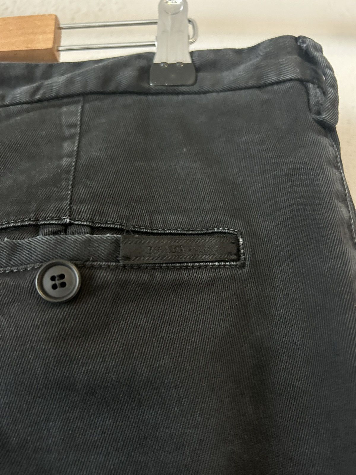 Prada Prada Black Cotton Blend Chinos - Size 58 Size US 40 / EU 56 - 11 Thumbnail