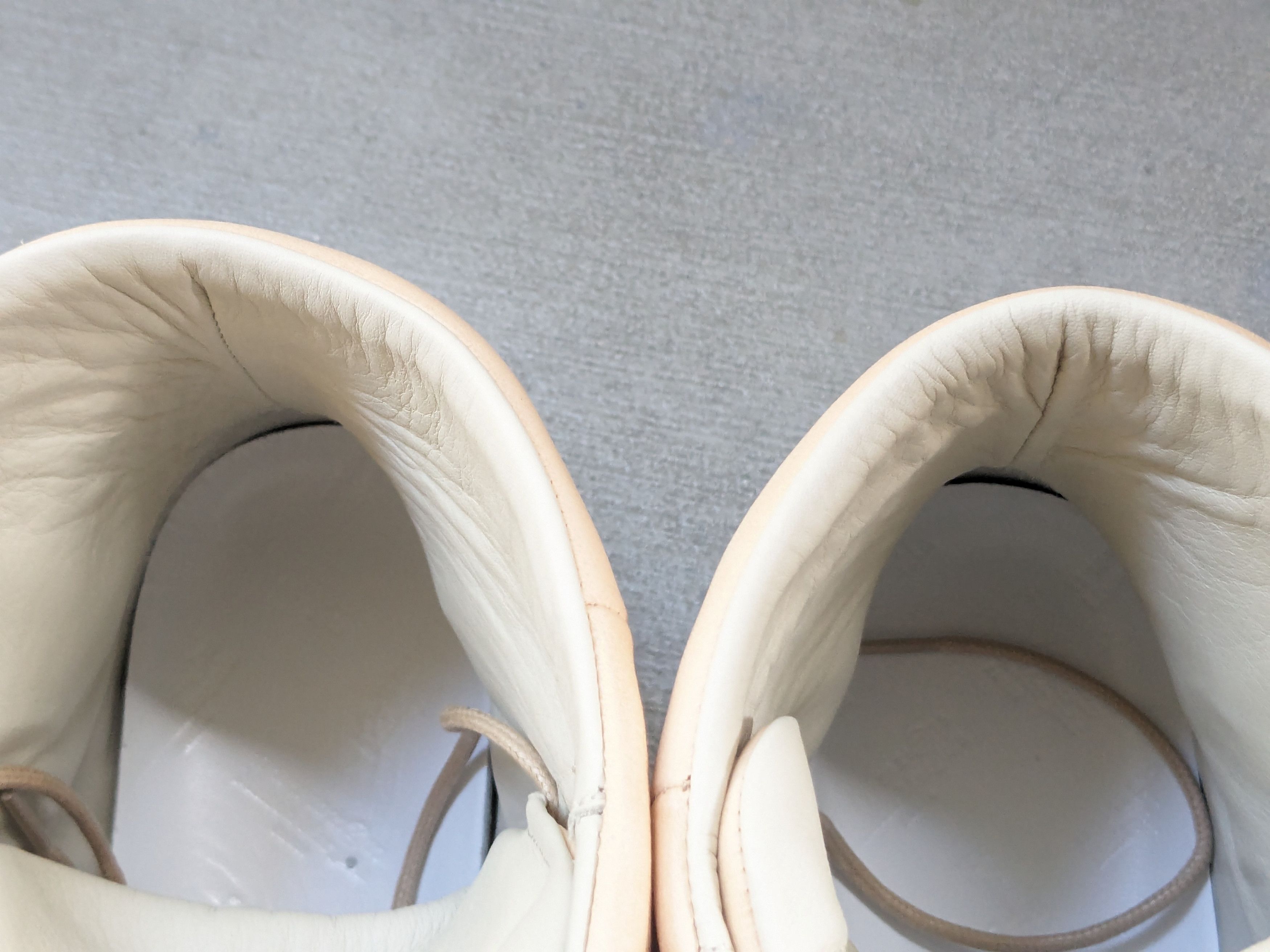 Maison Margiela Maison Margiela Future Beige 10 43 Leather High Tops Rare Size US 10 / EU 43 - 8 Thumbnail