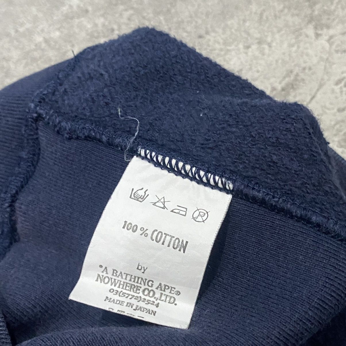Bape Bape Sta Logo Navy Pullover Hoodie Size US L / EU 52-54 / 3 - 3 Thumbnail