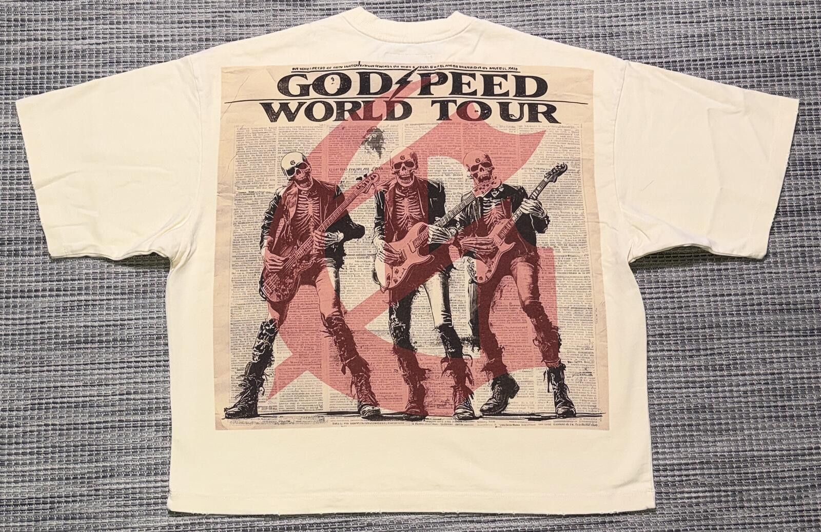 Godspeed Godspeed Bone World Tour Tee Size US XL / EU 56 / 4 - 1 Thumbnail
