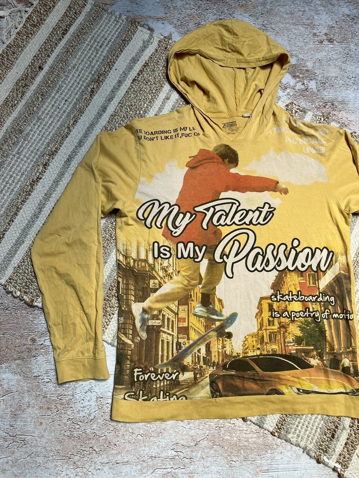 Other Zuelements vintage printed skateboard hoodie Size US L / EU 52-54 / 3 - 2 Thumbnail