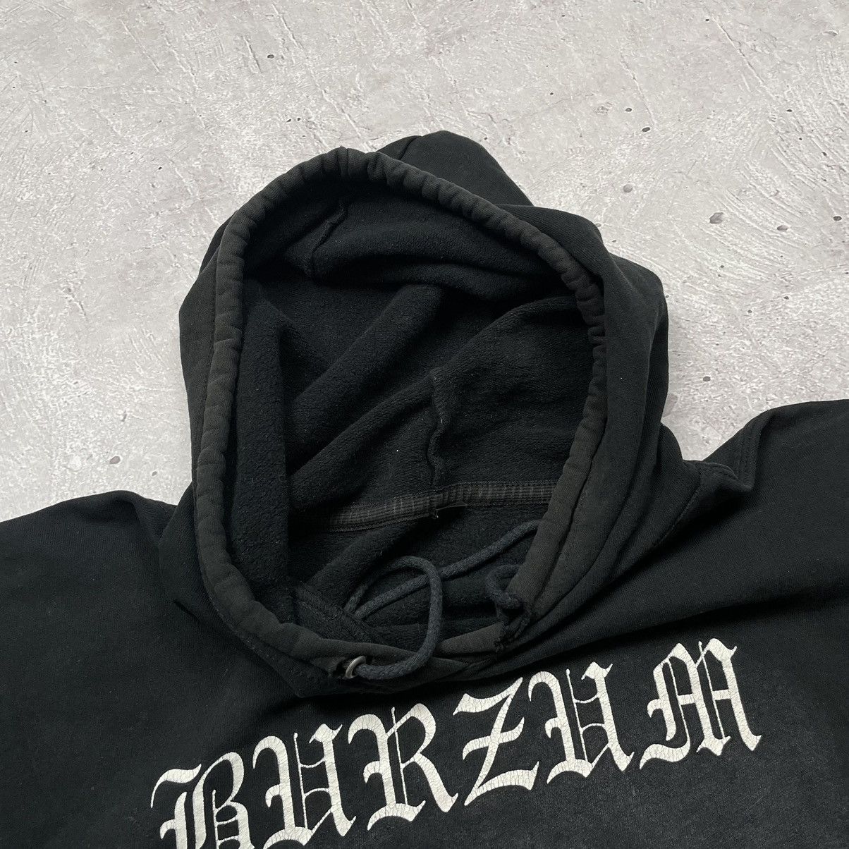 Band Tees × Vintage ULTRA RARE Vintage 90’s Burzum Aske double logo hoodie Size US XL / EU 56 / 4 - 8 Thumbnail