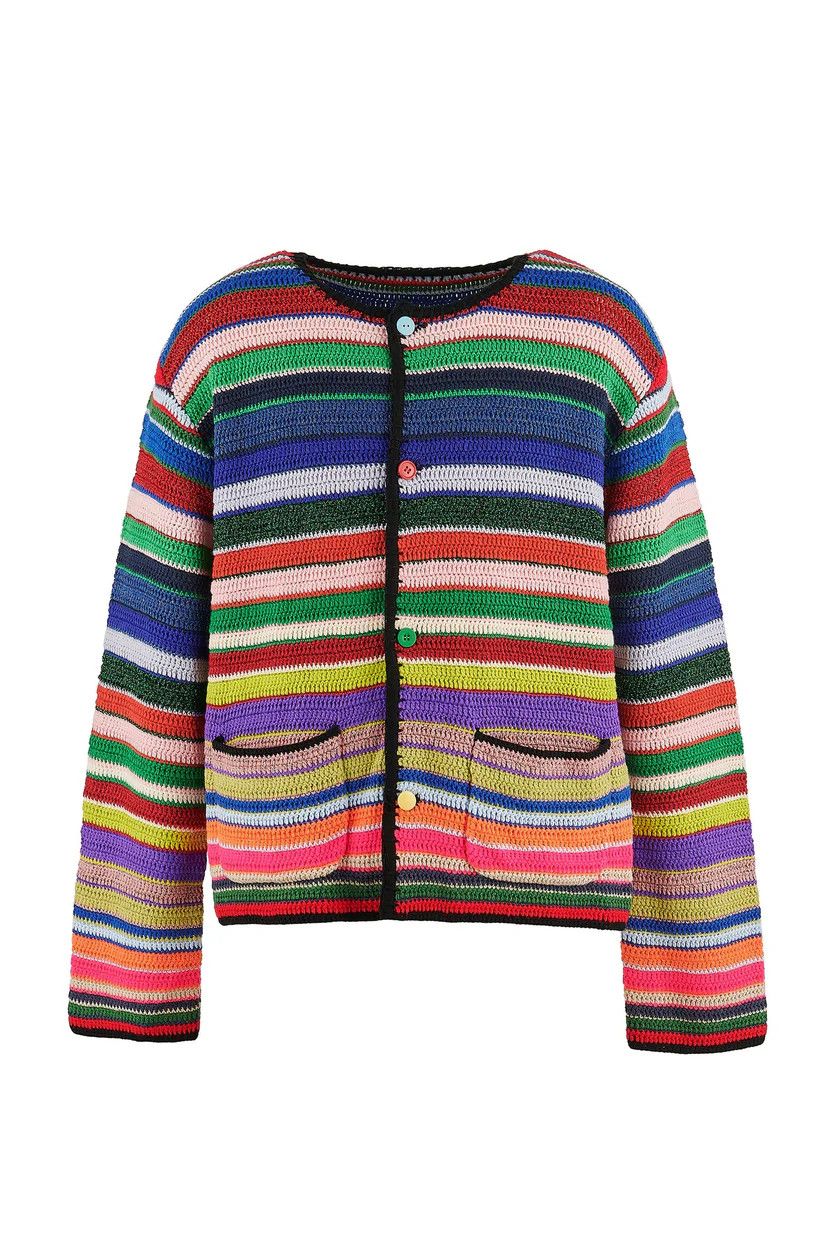 Saint Michael o1mle0326 Knitwear Cardigan in Multicolor Size US XL / EU 56 / 4 - 1 Preview