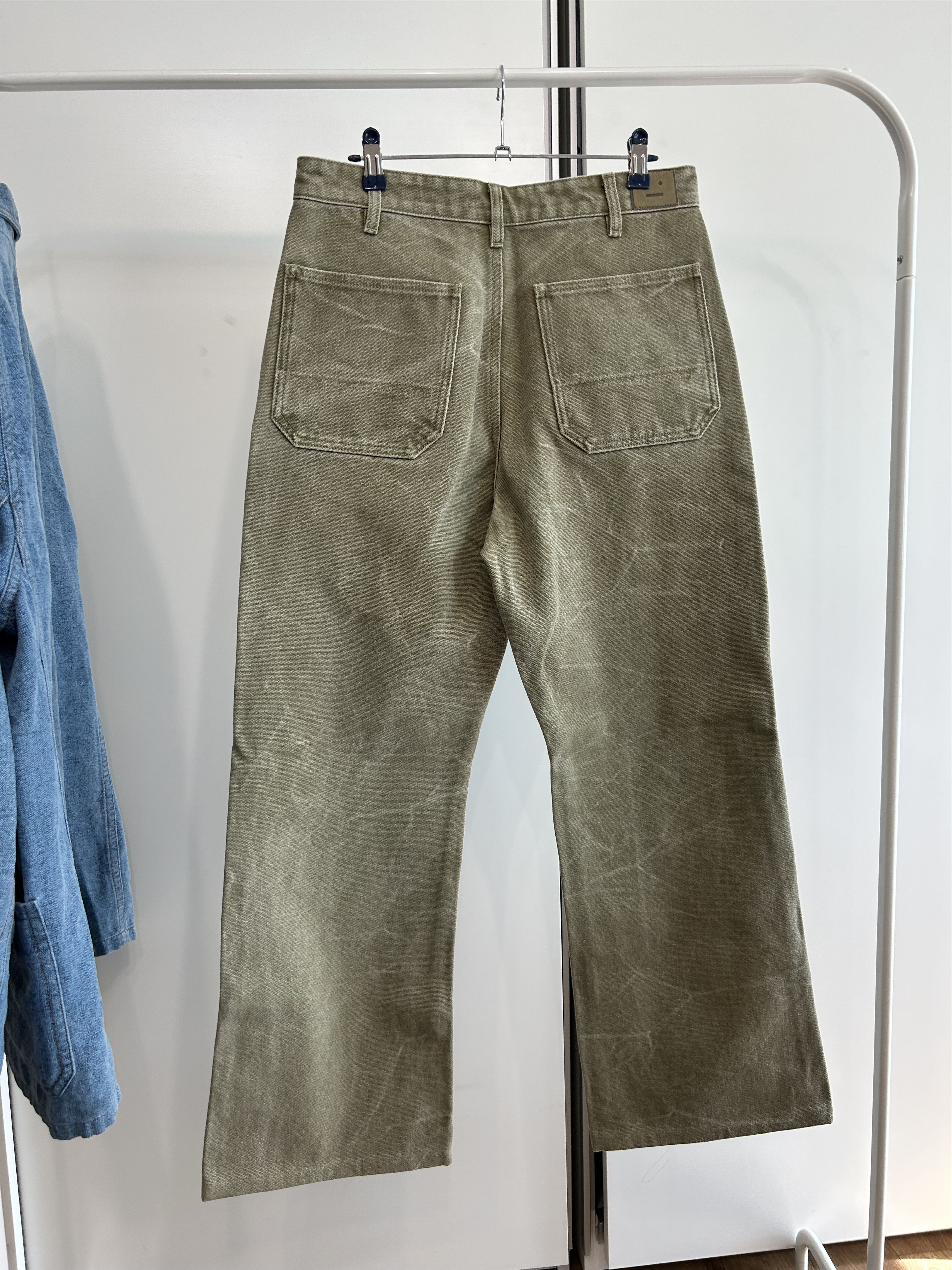 Acne Studios ACNE STUDIOS Washed Double-Knee Crack-Dye Trousers Size US 30 / EU 46 - 6 Thumbnail