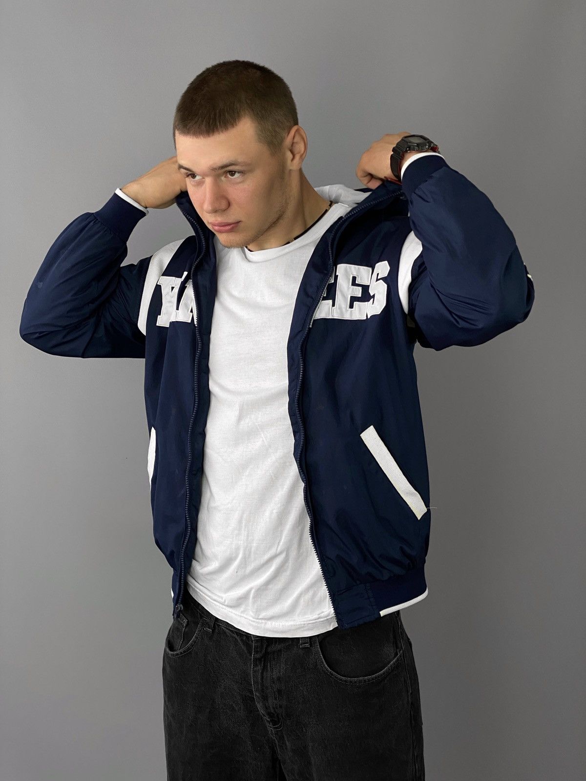 MLB × New York Yankees × Starter Vintage Yankees Jacket Genuine Merchandise Size US M / EU 48-50 / 2 - 3 Thumbnail