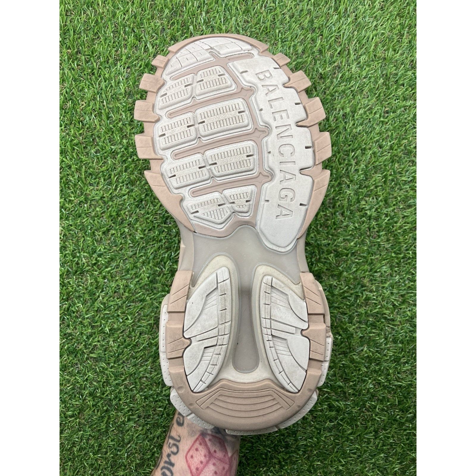 Balenciaga Balenciaga Track.3 ' Beige ' Size US 5.5 / EU 38 - 15 Thumbnail