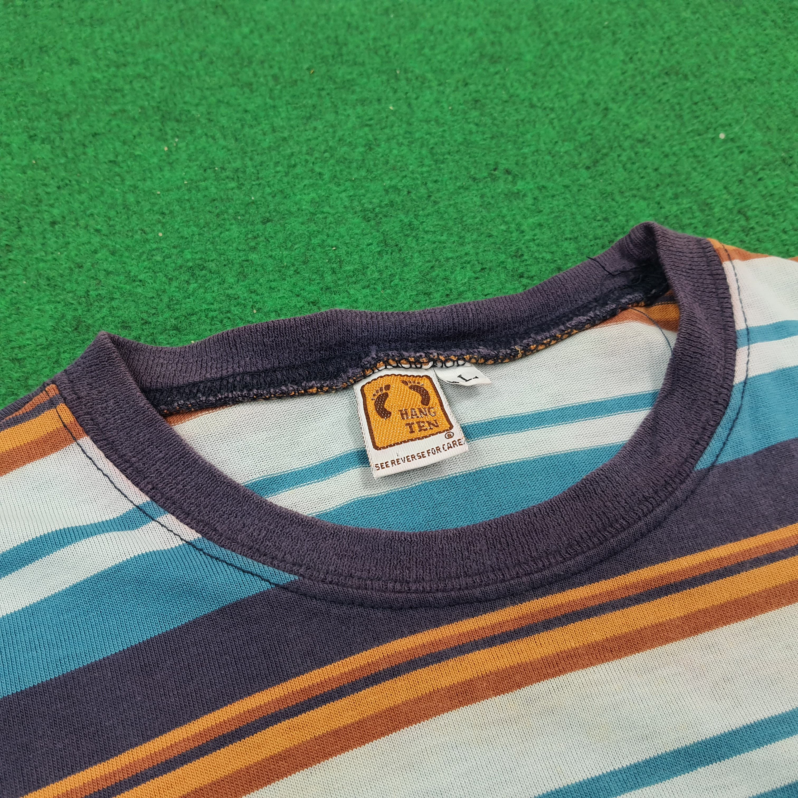 Hang Ten × Vintage Vintage Hang Ten Stripes Tshirt Size US L / EU 52-54 / 3 - 4 Thumbnail