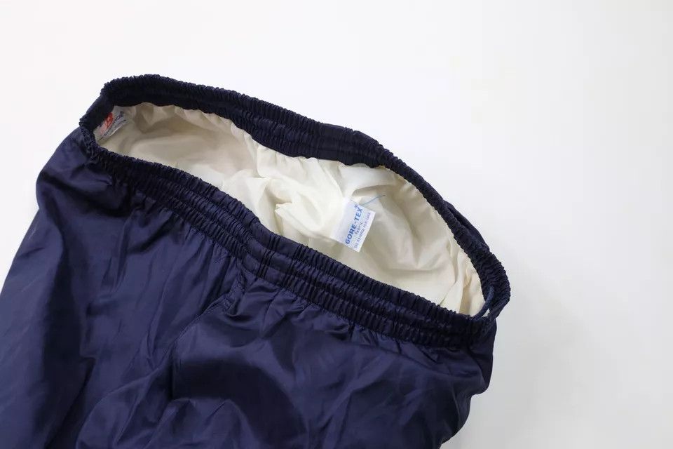 New Balance × Vintage Vintage 90s New Balance Waterproof Goretex Rain Pants Blue Size US 36 / EU 52 - 13 Thumbnail