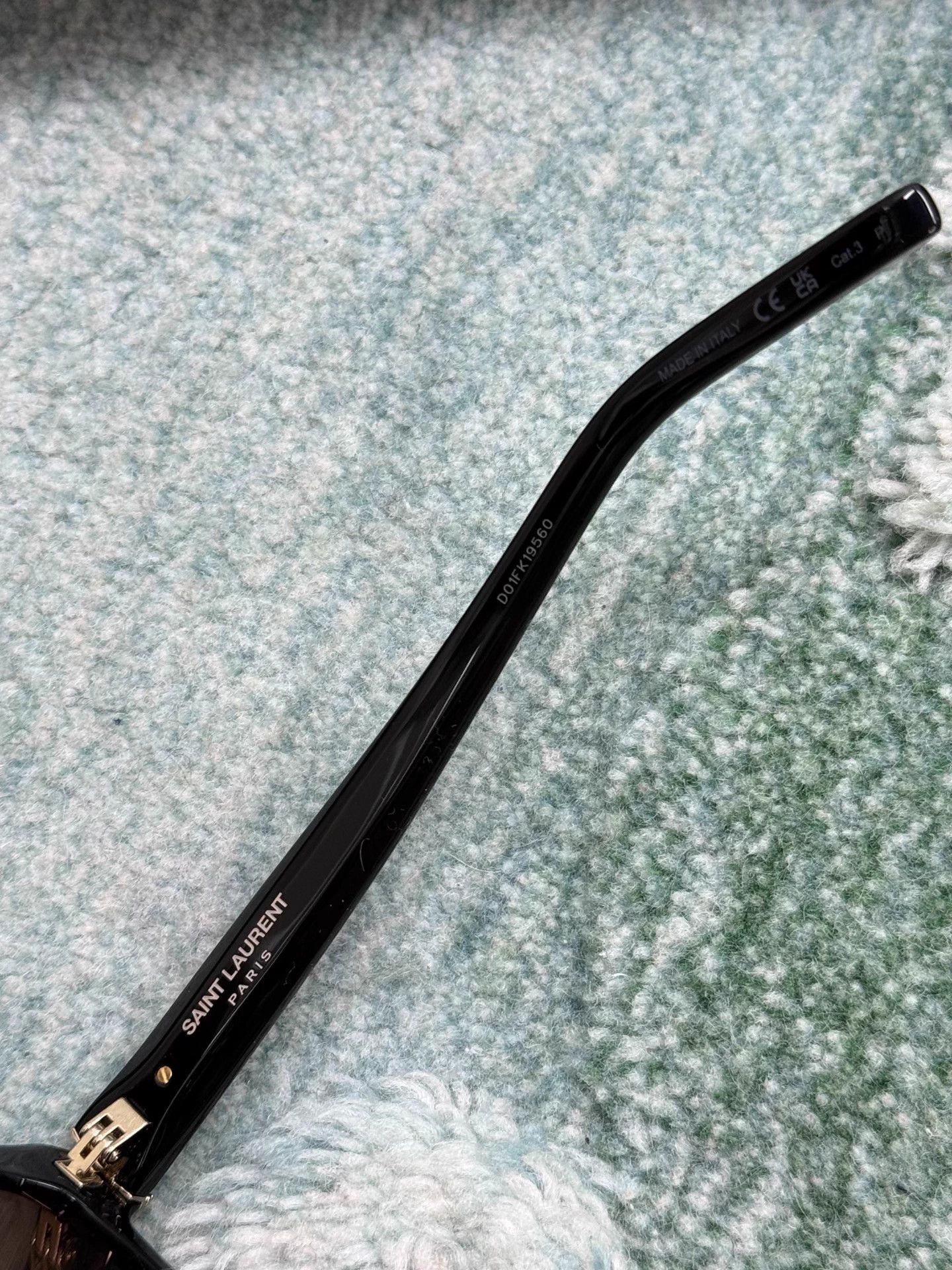Saint Laurent Paris YSL Black Sunglasses Mint Size ONE SIZE - 6 Thumbnail