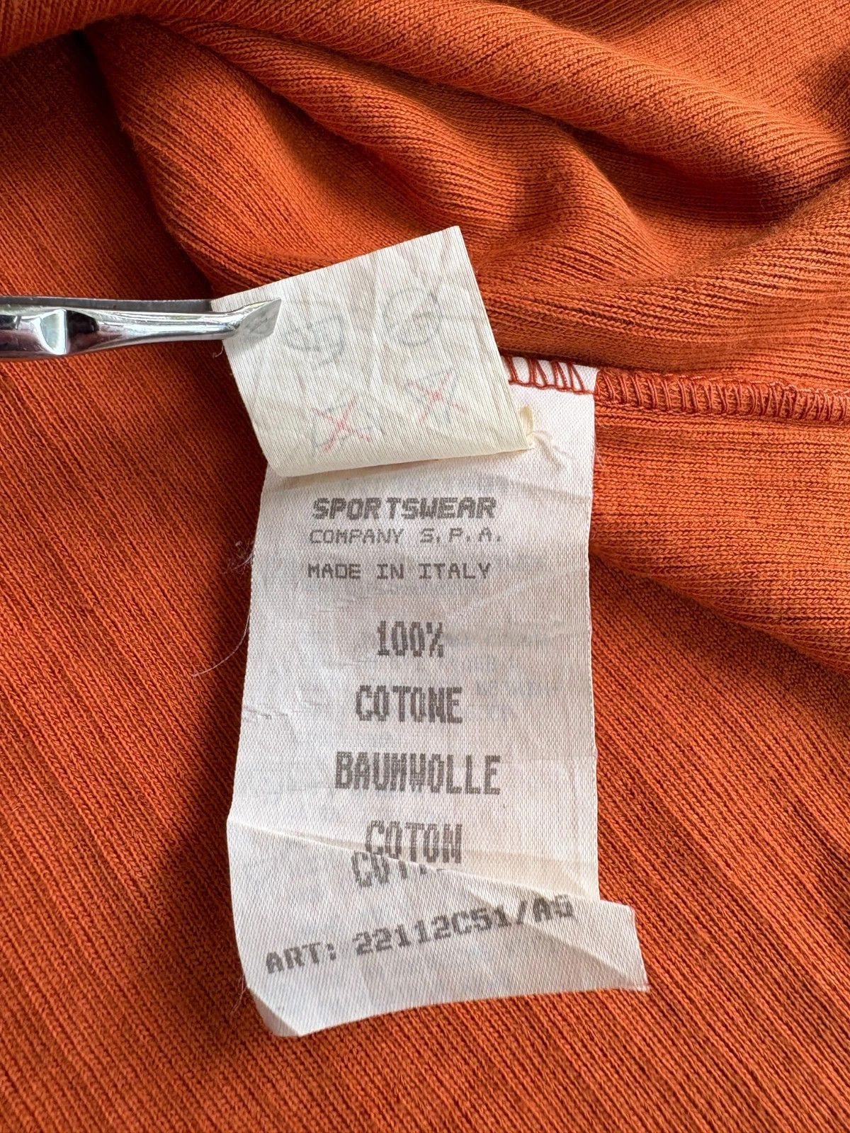 C.P. Company C.P. COMPANY Vintage Made in Italy V Neck Tee Size US L / EU 52-54 / 3 - 5 Thumbnail