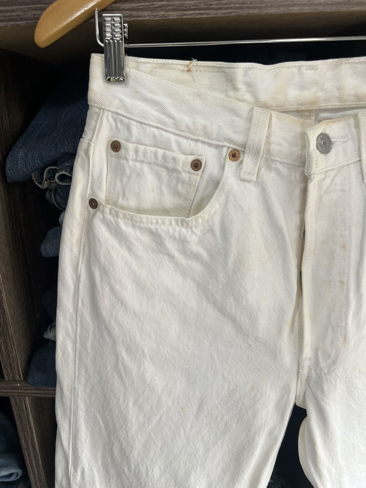 Levi's Vintage Clothing 🔥Vintage Levis 501 Button 552 Denim Size US 30 / EU 46 - 8 Thumbnail