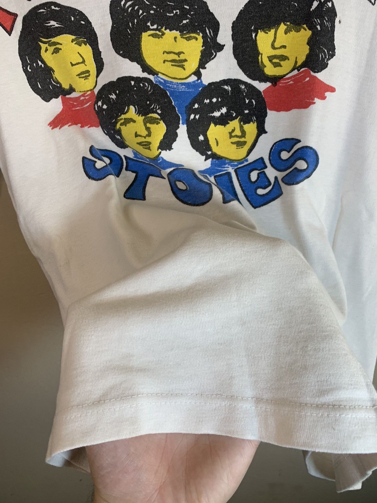Band Tees *RARE* Vintage 1960s The Rolling Stones Band Euro Tour Shirt Size US M / EU 48-50 / 2 - 5 Thumbnail
