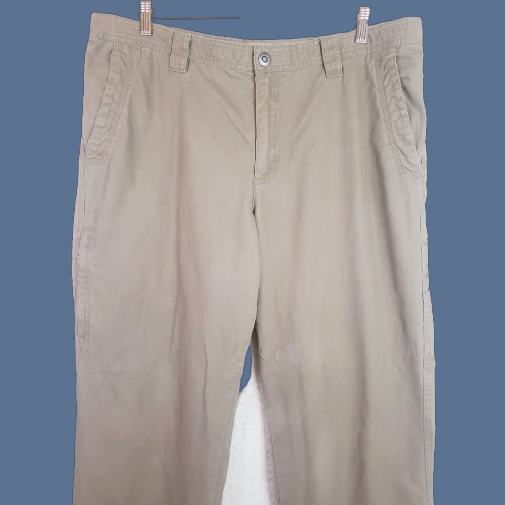 Hunter Columbia Pants Men 38x30 Tan Cargo Omni Shade Hiking Vented Outdoor Hunters Size US 38 / EU 54 - 1 Thumbnail