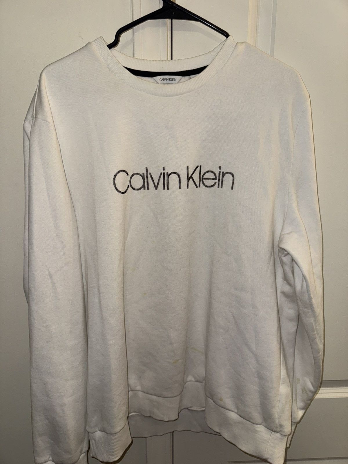 Calvin Klein White Calvin Klein Sweater XL Size US XL / EU 56 / 4 - 2 Thumbnail