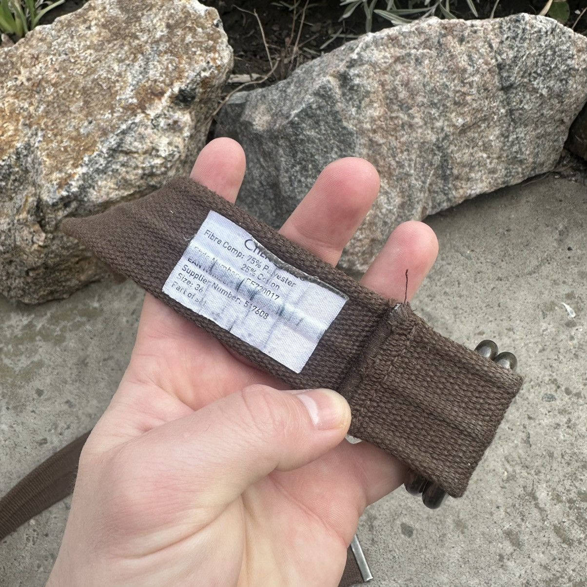 Le Grande Bleu (L.G.B.) Vintage Japanese Style Knit Belt Grunge Avantgarde Y2K Size ONE SIZE - 5 Thumbnail