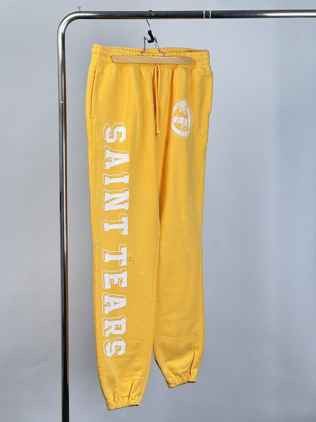 DENIM TEARS × Saint Michael Distressed sweatpants xl Size US 36 / EU 52 - 6 Thumbnail