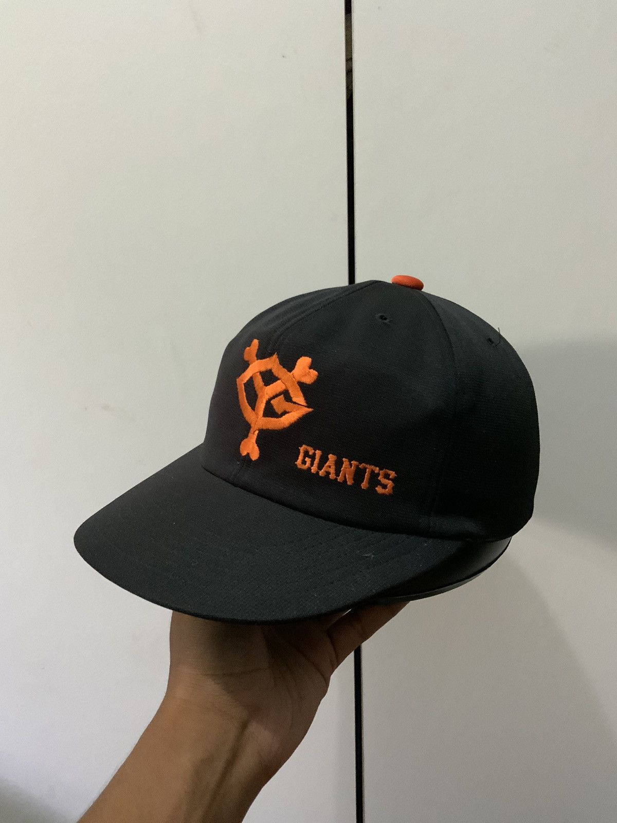Vintage Vintage Giants Zipper Black Hat Cap Size ONE SIZE - 1 Thumbnail