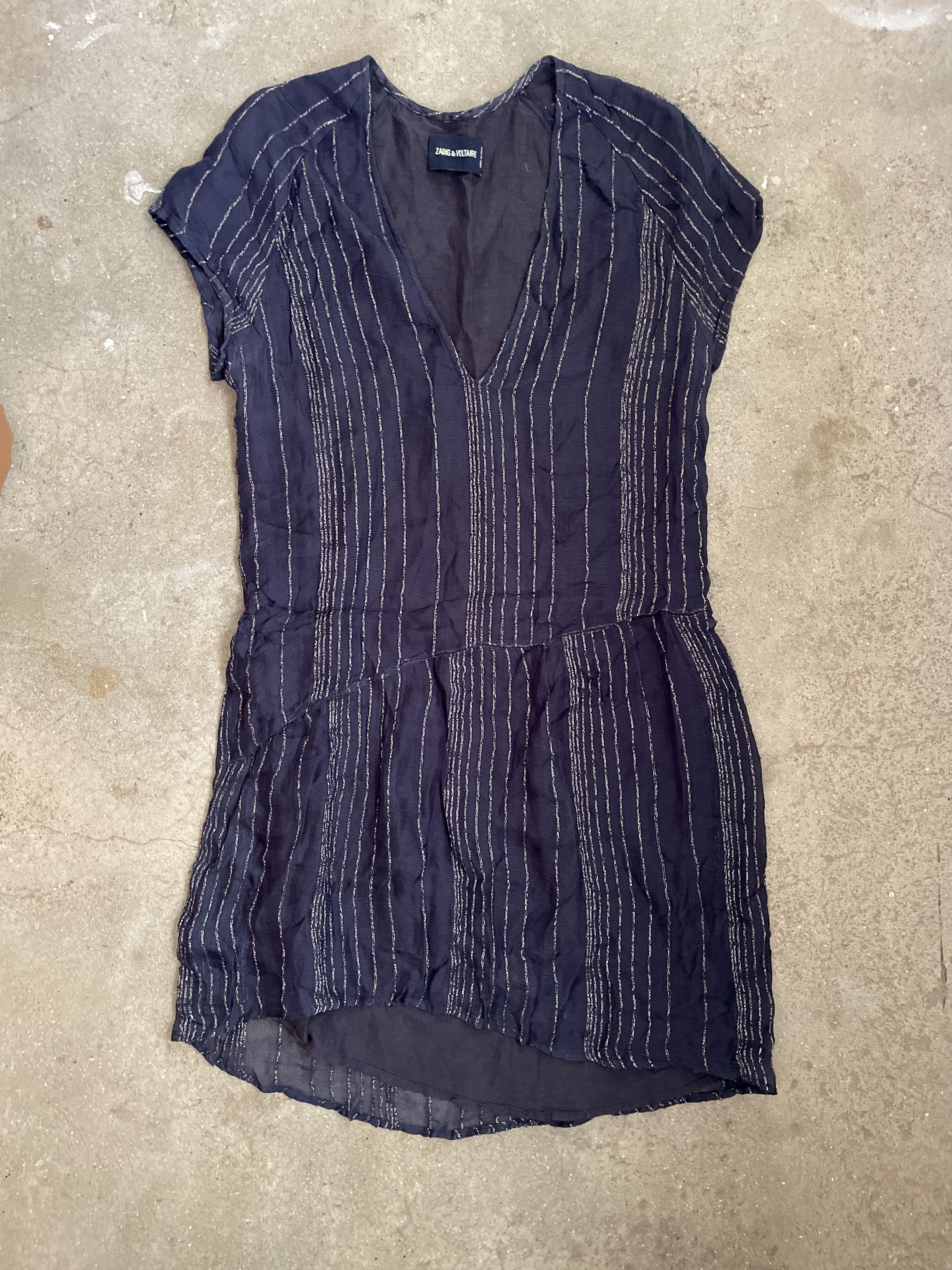 Zadig & Voltaire Zadig & Voltaire Racy Metal Midi Dress Size M / US 6-8 / IT 42-44 - 1 Thumbnail