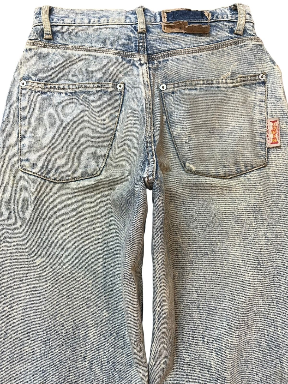 Edwin Vintage Edwin Ripped Distressed Denim Size US 27 - 7 Thumbnail
