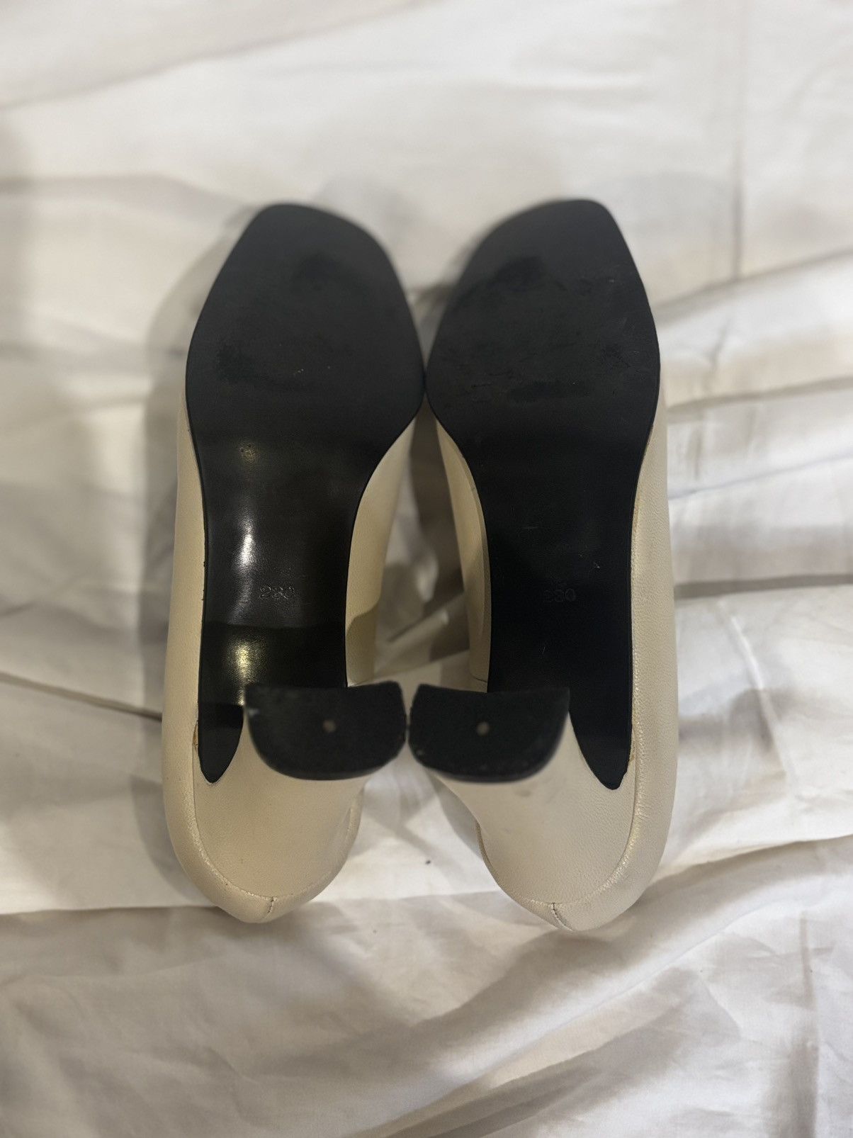 Other Cream & Black leather Shoes.wf997 Size US 6 / IT 36 - 8 Thumbnail