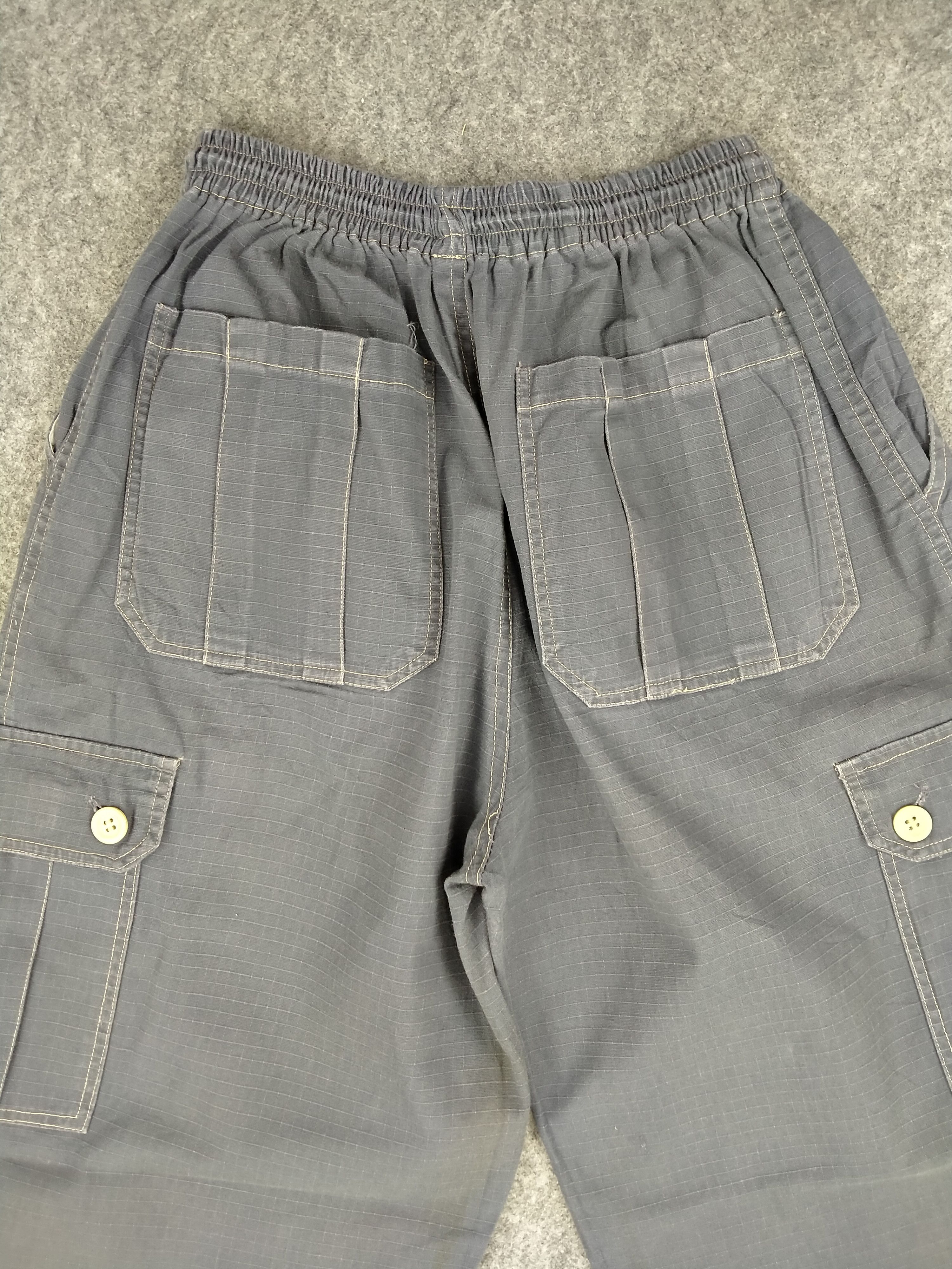 Japanese Brand Elastic Waist Japanese Brand Cargo Pocket Pants -CP115 Size US 26 / EU 42 - 4 Thumbnail