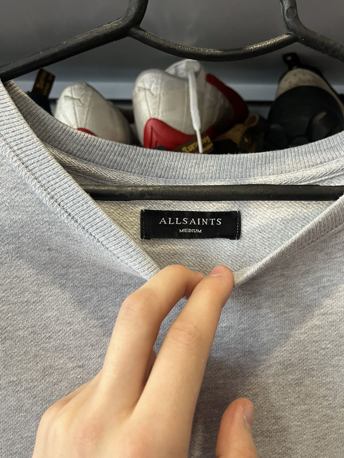 Allsaints Vintage Men’s Allsaints Sweatshirt Small Logo Basic Size US M / EU 48-50 / 2 - 2 Thumbnail