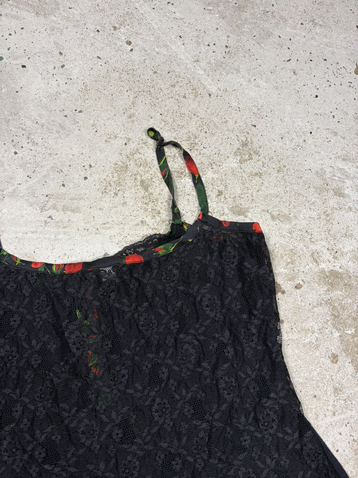 Dolce & Gabbana 2000s Dolce & Gabbana Black Floral Trims Top Corset Size L / US 10 / IT 46 - 14 Thumbnail