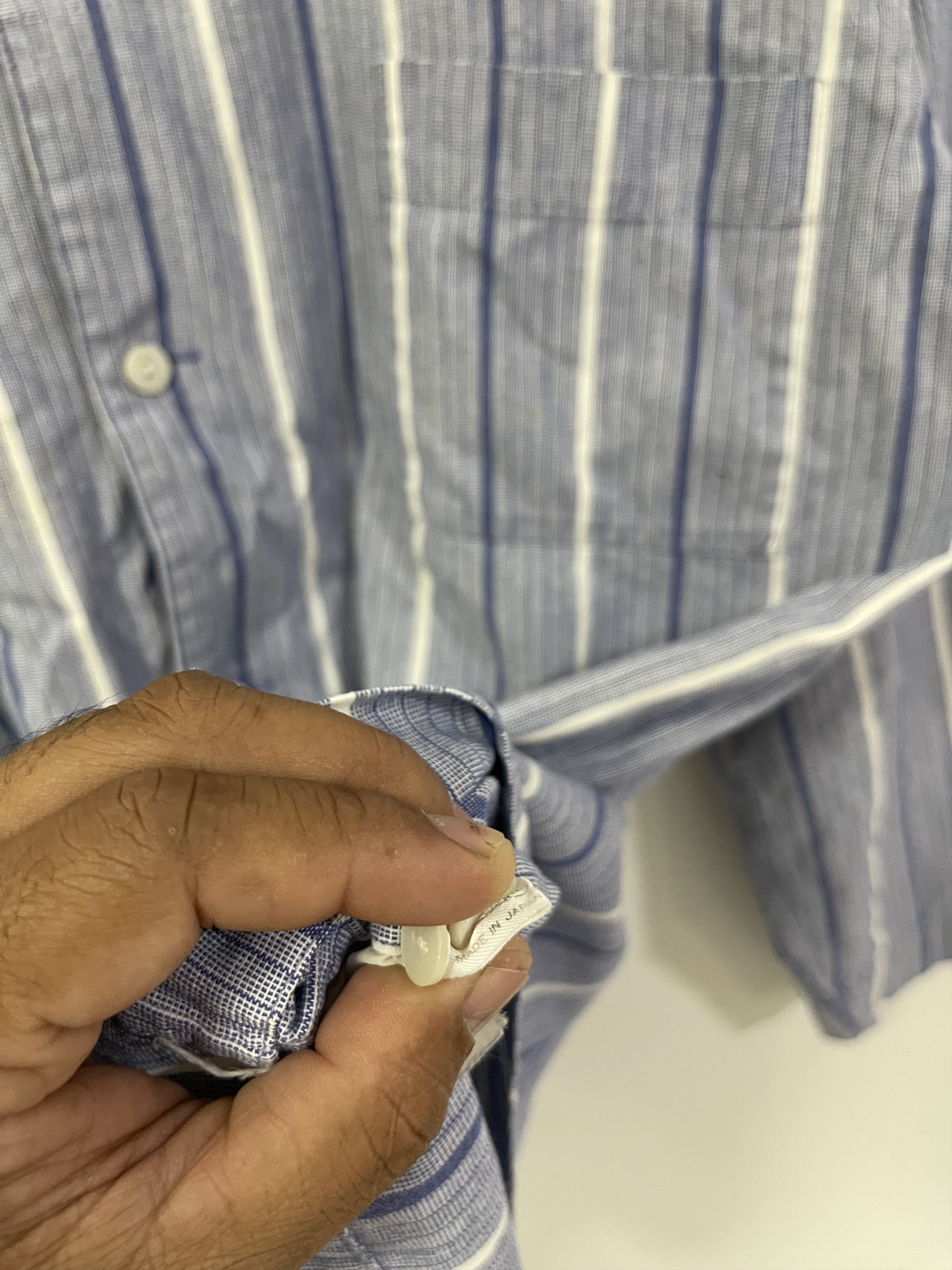 Designer × Y's × Yohji Yamamoto Designer Ys Yamamoto striped Button Up Size US S / EU 44-46 / 1 - 12 Thumbnail