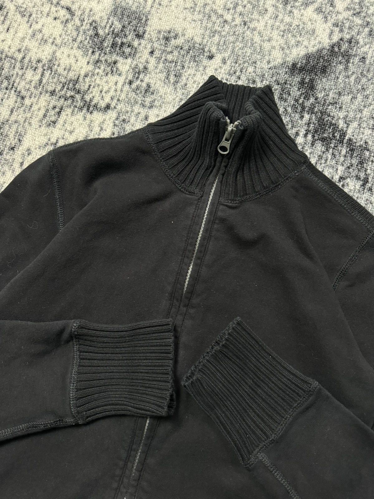 G-Star Vintage G Star Raw Sweater Zip up Mix Vest Knit Ribbed Y2K Size M / US 6-8 / IT 42-44 - 5 Thumbnail