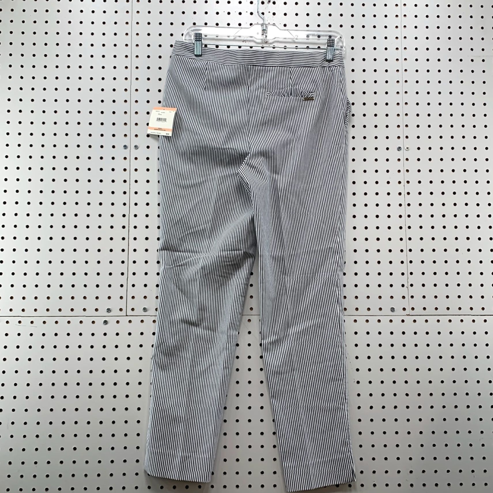 Anne Klein NEW Anne Klein Dress Pants Womens Size 2 Fits 29x27 Blue White Striped NWT Size 26" / US 2 / IT 38 - 7 Thumbnail