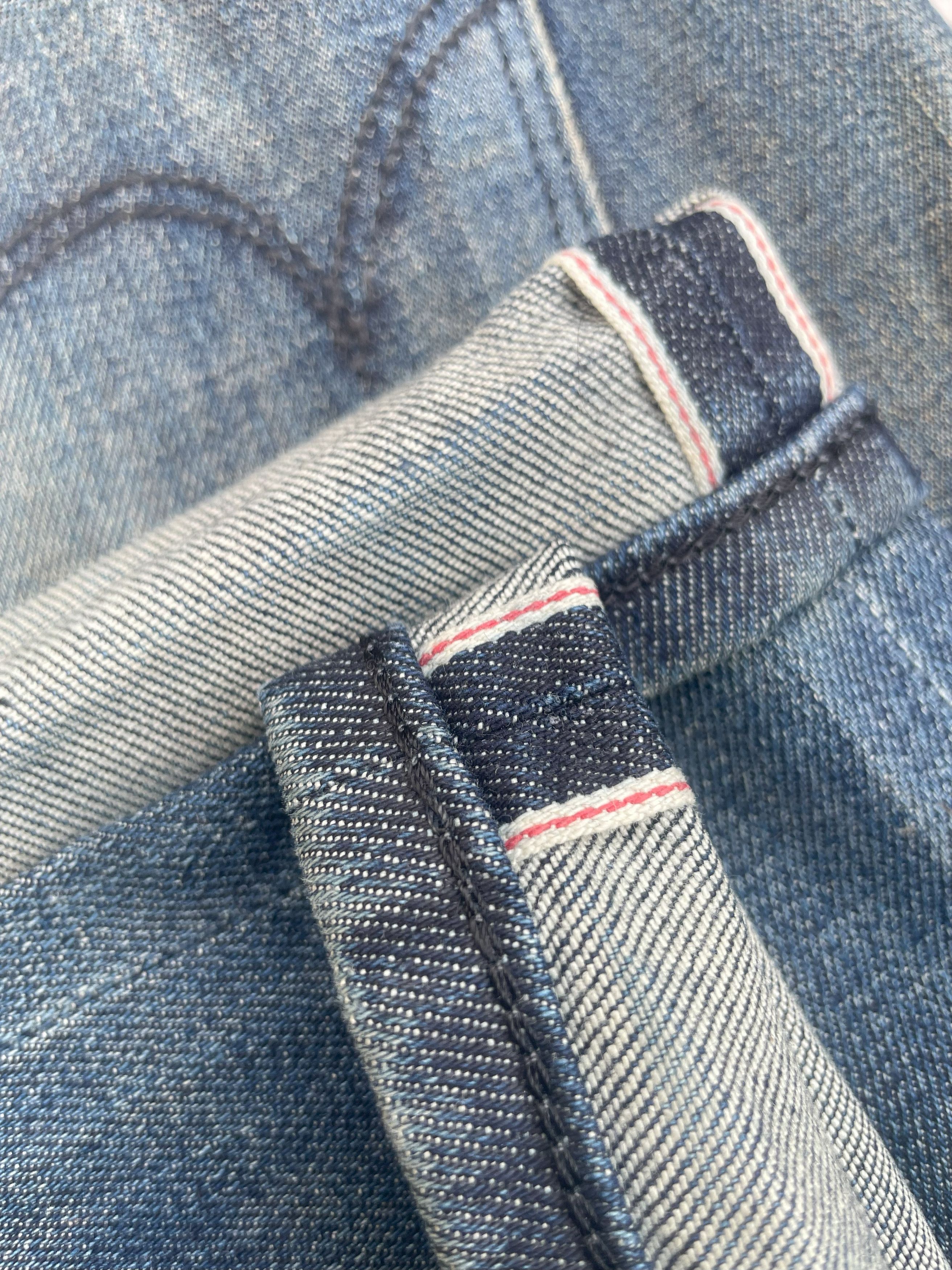 Edwin Vintage Edwin SKK505 Redline Distresed Denim Size US 34 / EU 50 - 6 Thumbnail