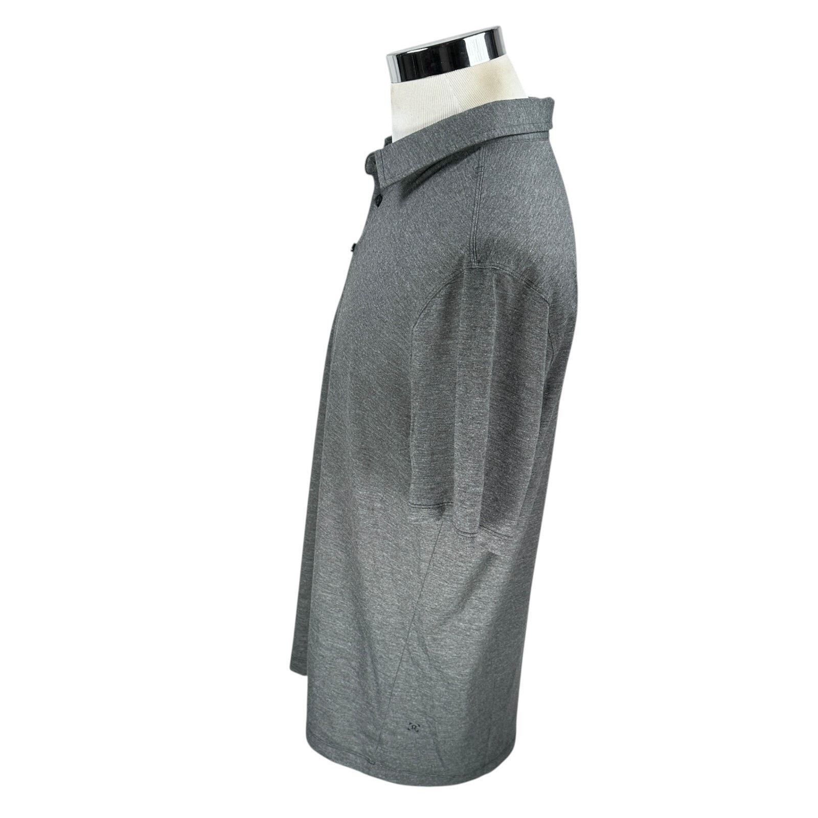 Lululemon Lululemon Polo Shirt Men L Gray Short Sleeve Golf Pullover Size US L / EU 52-54 / 3 - 9 Thumbnail