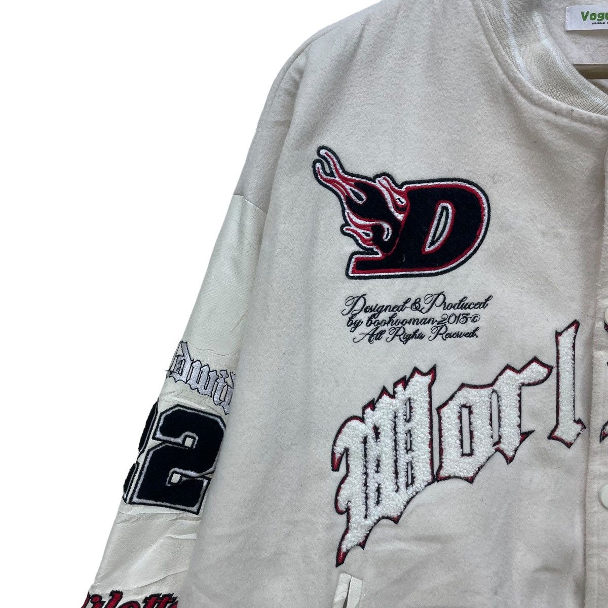Boohoo Varsity Voguekey Boohooman Jacket Size US M / EU 48-50 / 2 - 5 Thumbnail
