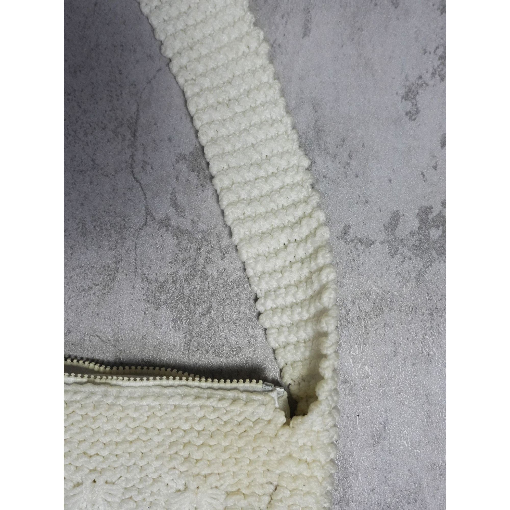 Other Vintage White Crochet Tote Shoulder Bag Size ONE SIZE - 7 Thumbnail