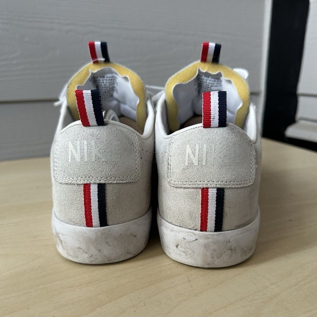 Nike Nike SB Blazer Low Premium QS Size 11.5 White Call Me 917 Size US 11.5 / EU 44-45 - 5 Thumbnail