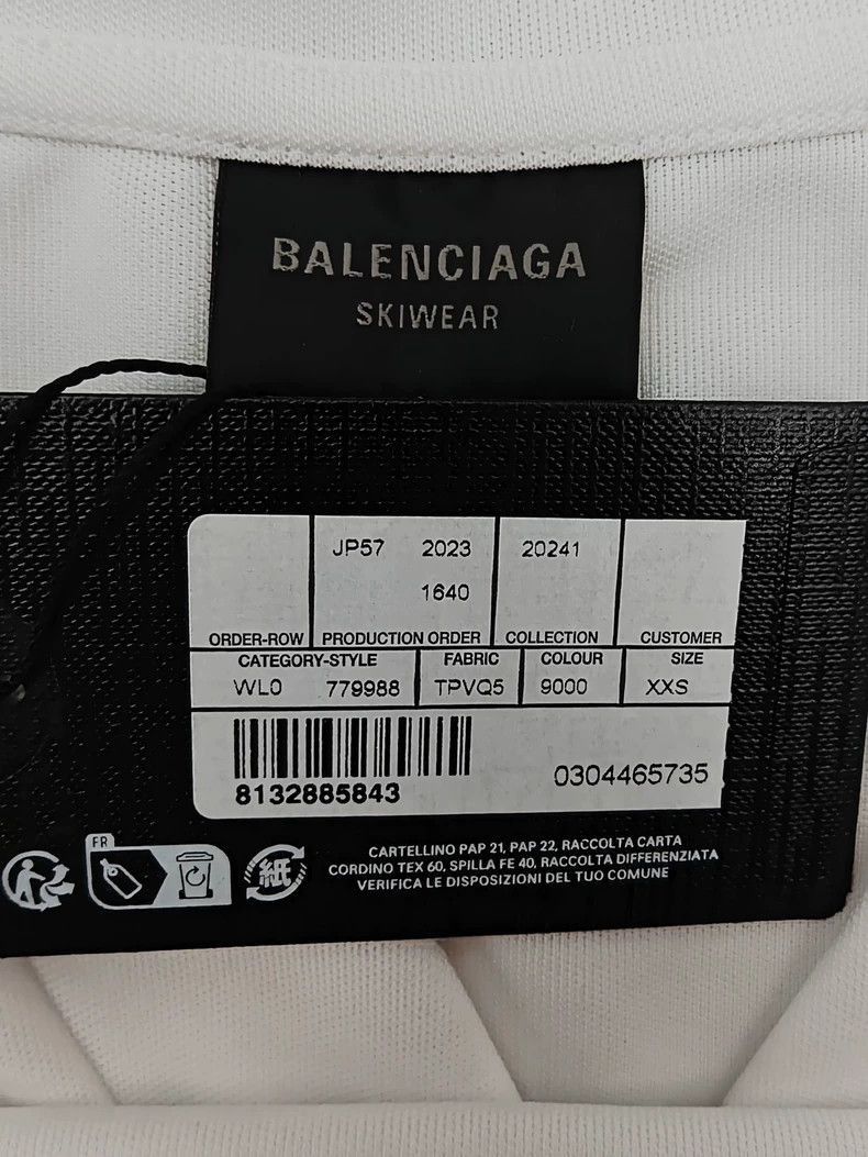 Balenciaga Balenciaga 23FW Skiwear Series 3B Sports Long Sleeve-2506 Size US XXS / EU 40 - 5 Thumbnail