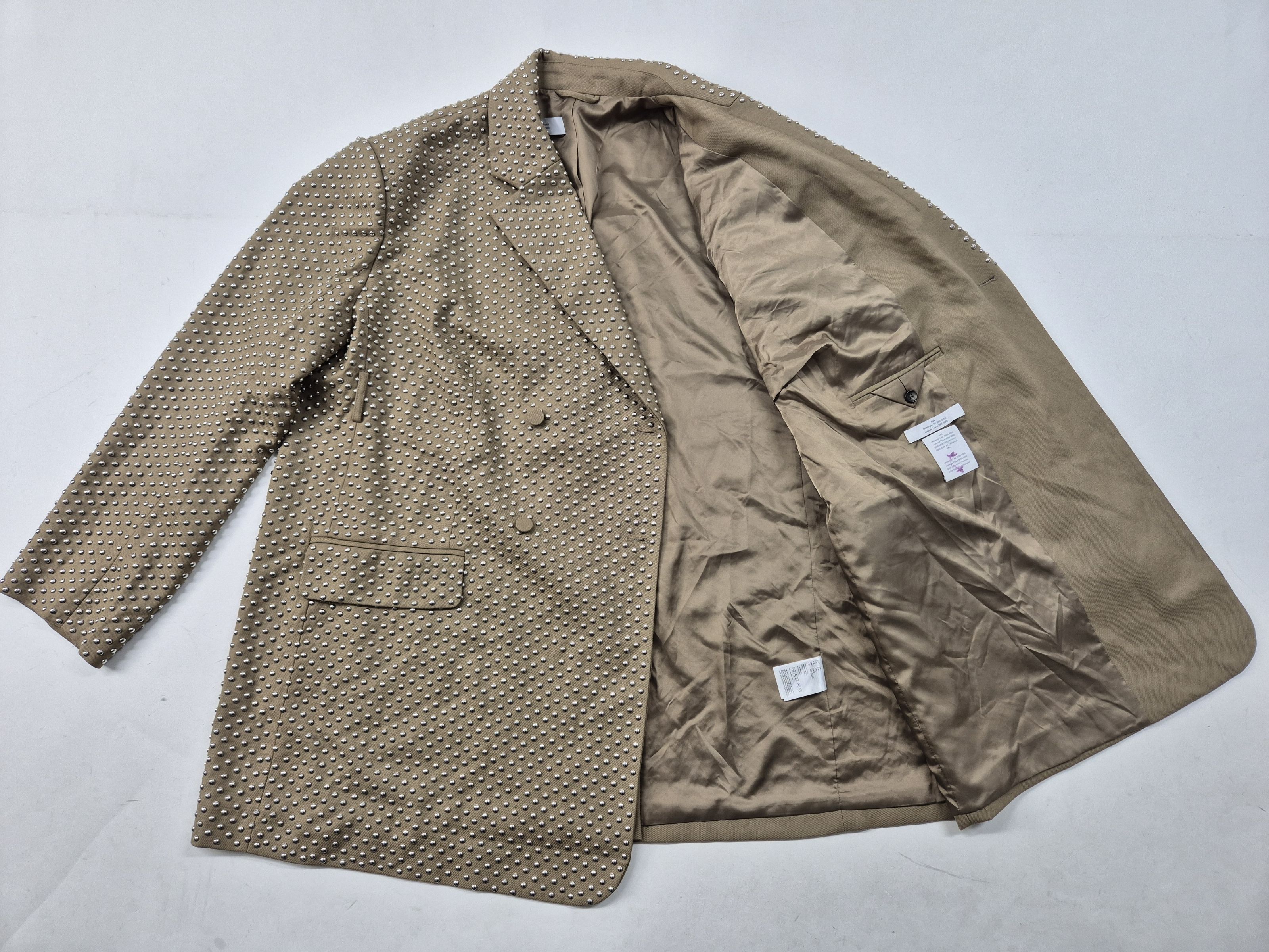 H&M × rokh Rokh + H&M studded blazer jacket without belt Size XXL / US 16-18 / IT 52-54 - 2 Thumbnail