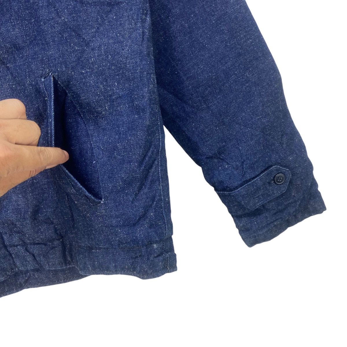 Japanese Brand Rageblue Street Fashion Fur Winter Denim Jacket Size US S / EU 44-46 / 1 - 11 Thumbnail