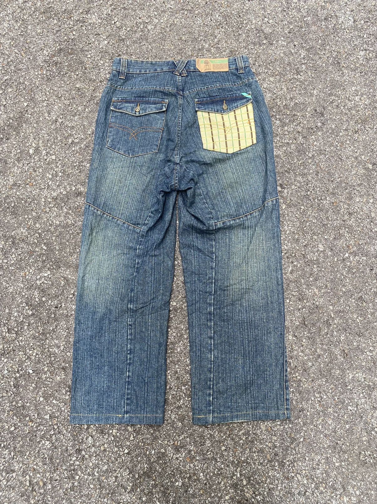 LRG Baggy Jeans LRG Wide Leg Embroidered Skater Jnco Size US 32 / EU 48 - 8 Thumbnail