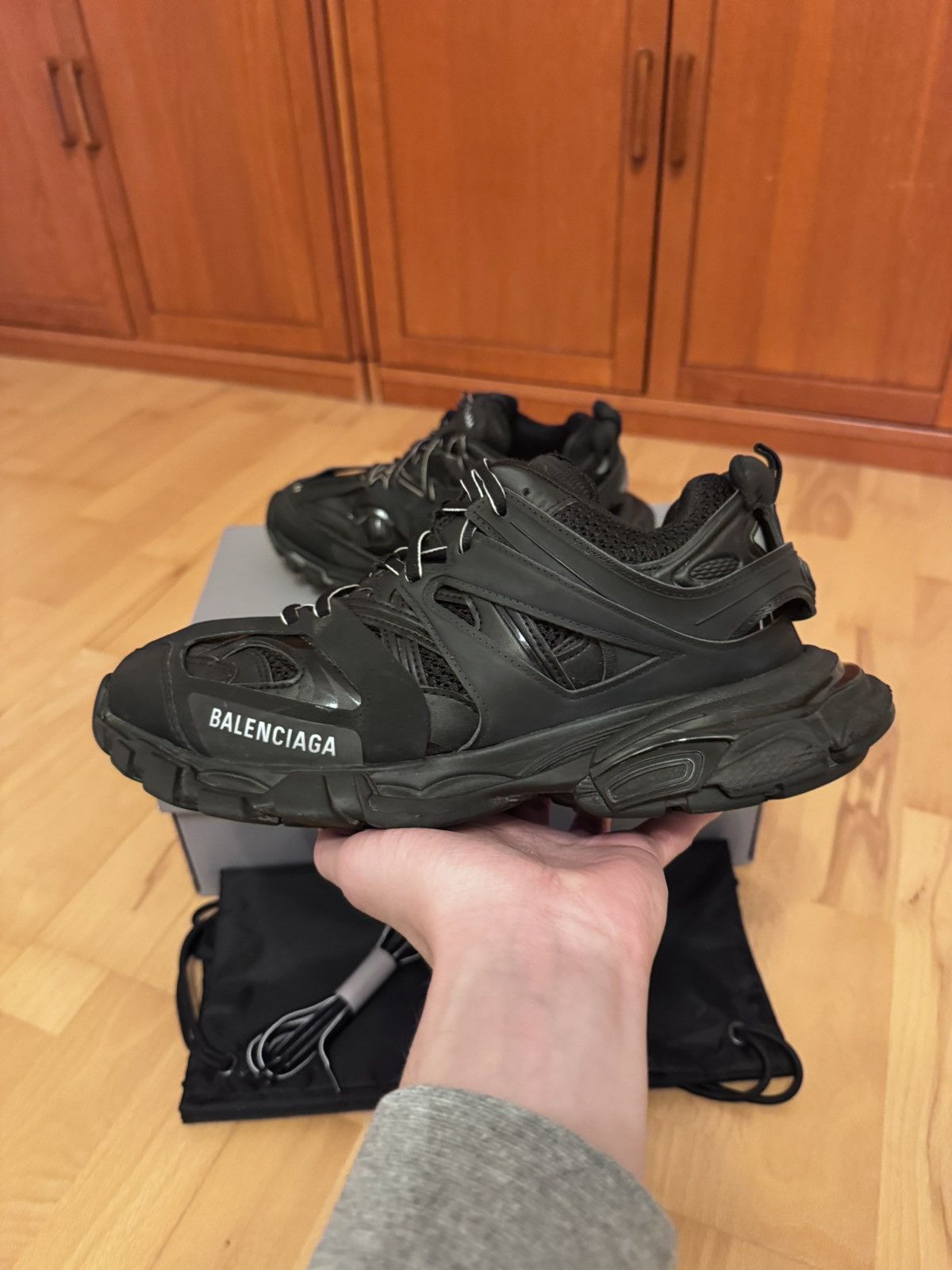 Balenciaga Balenciaga Track Triple Black Size US 8 / EU 41 - 2 Thumbnail