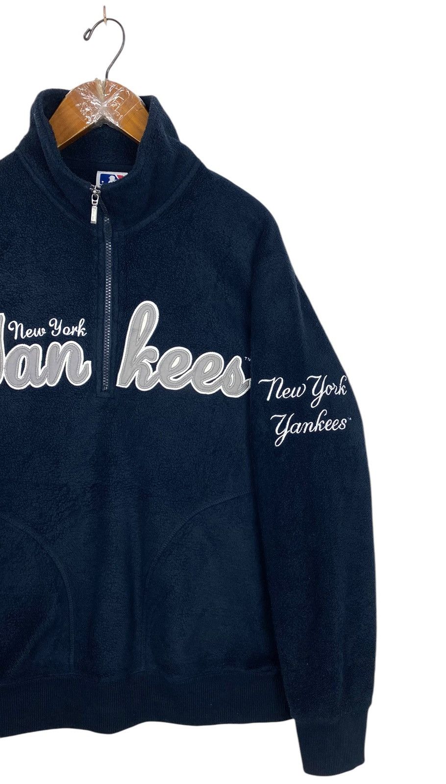 MLB MLB New York Yankees Fleece Half Zip Embroidery Spellout Size US M / EU 48-50 / 2 - 3 Thumbnail