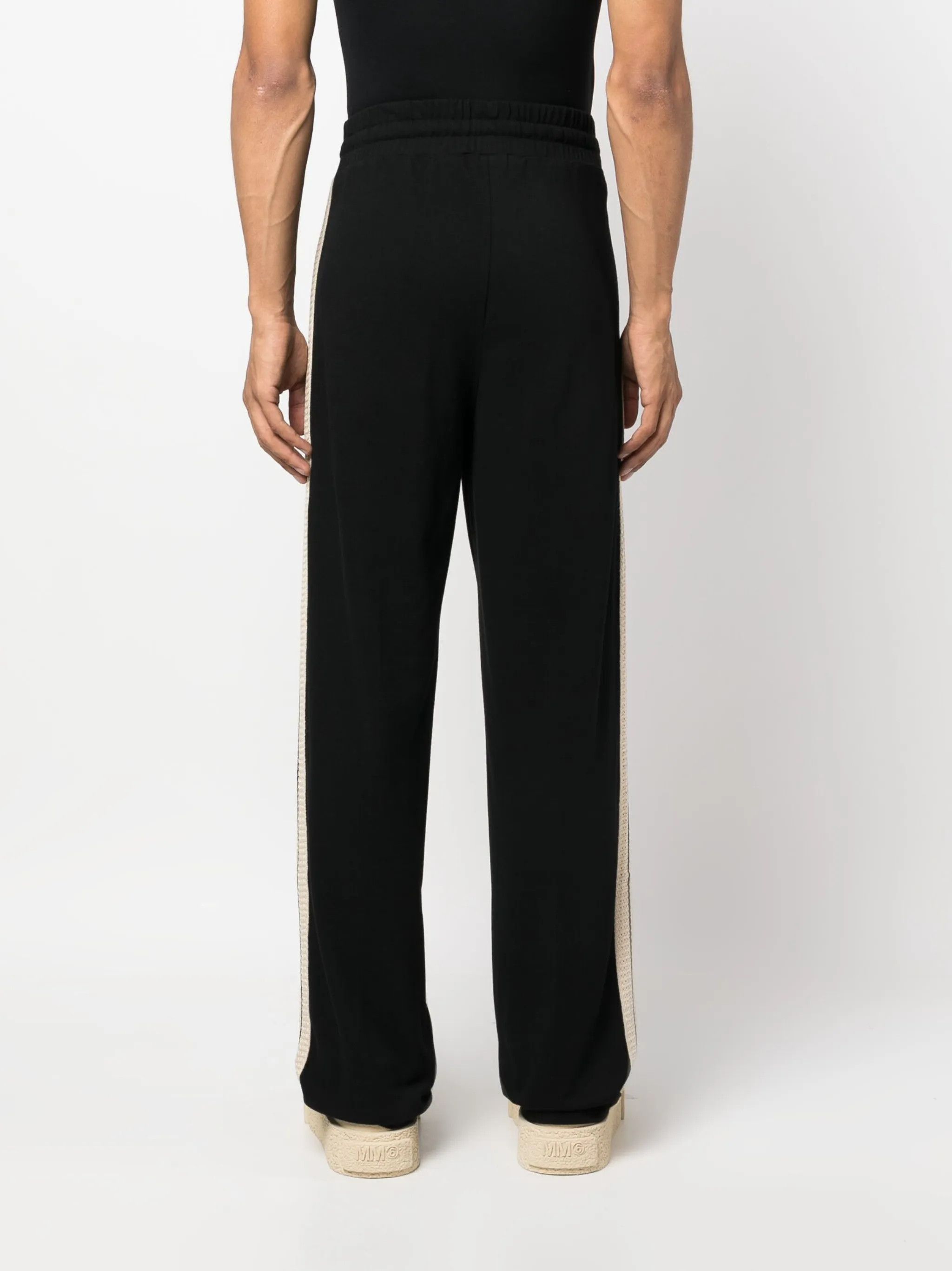 Palm Angels o1gr1nt0425 Pa Monogram Piquet Track Pant in Black Size US 36 / EU 52 - 4 Thumbnail
