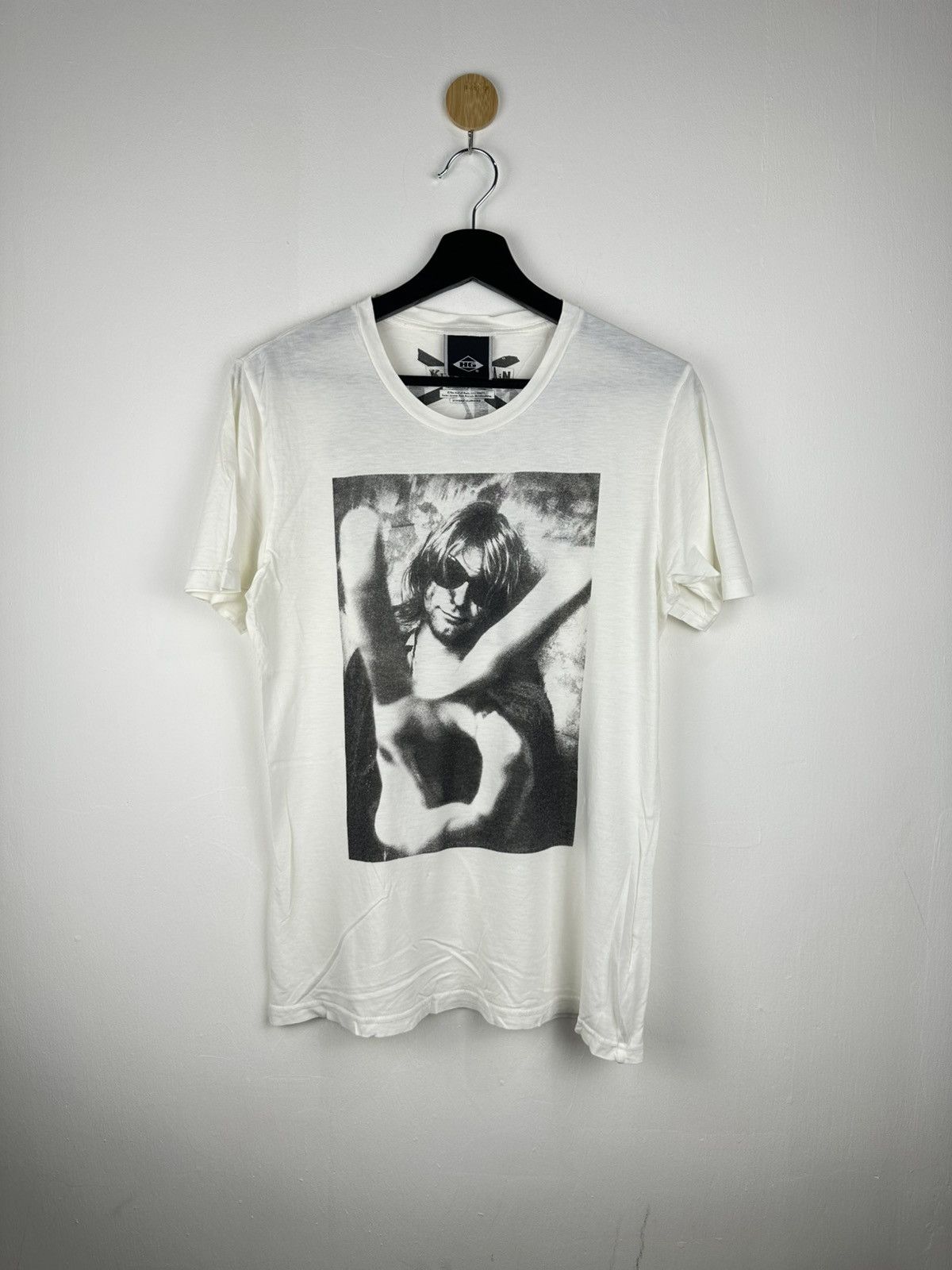 【新品】Hysteric Glamour Tシャツ　Kurt Cobain 白 HYSTERIC GLAMOUR ヒステリックグラマー 4CT-4643 PICK ME YEAH