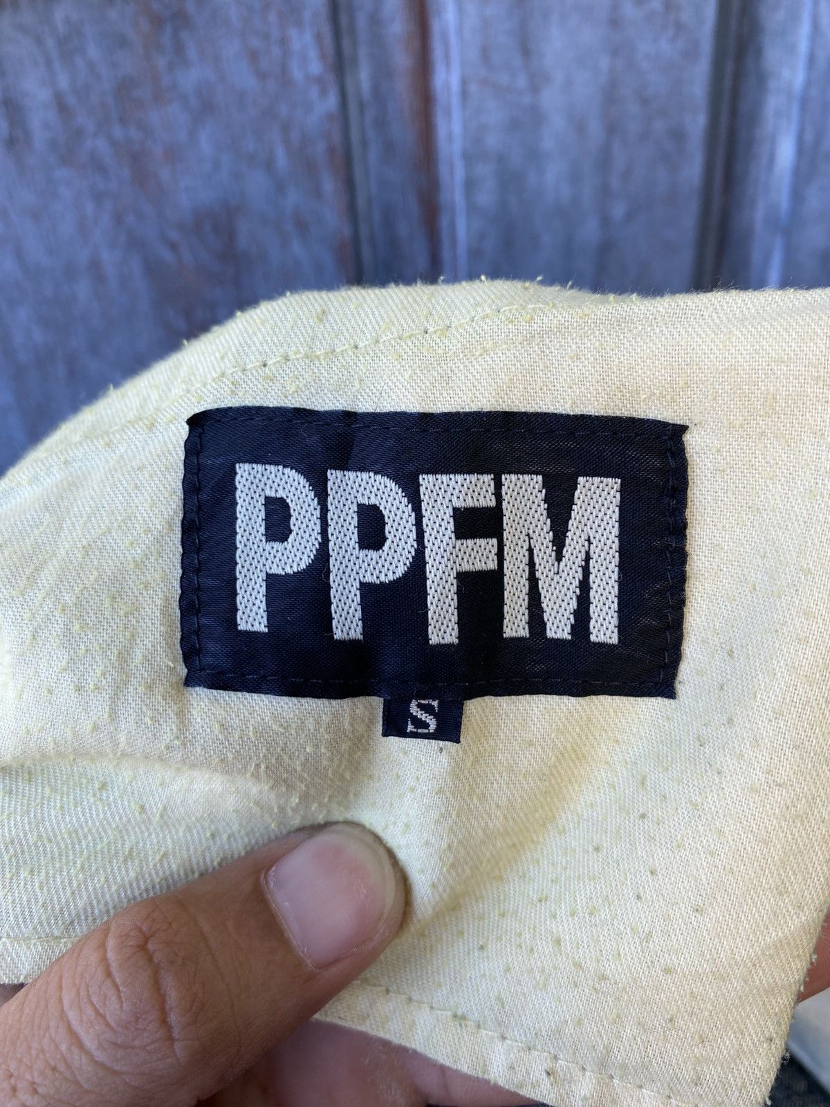 PPFM PPFM Denim Hidden Kimono Print & Gold Zipper Made in Japan Size US 30 / EU 46 - 22 Thumbnail