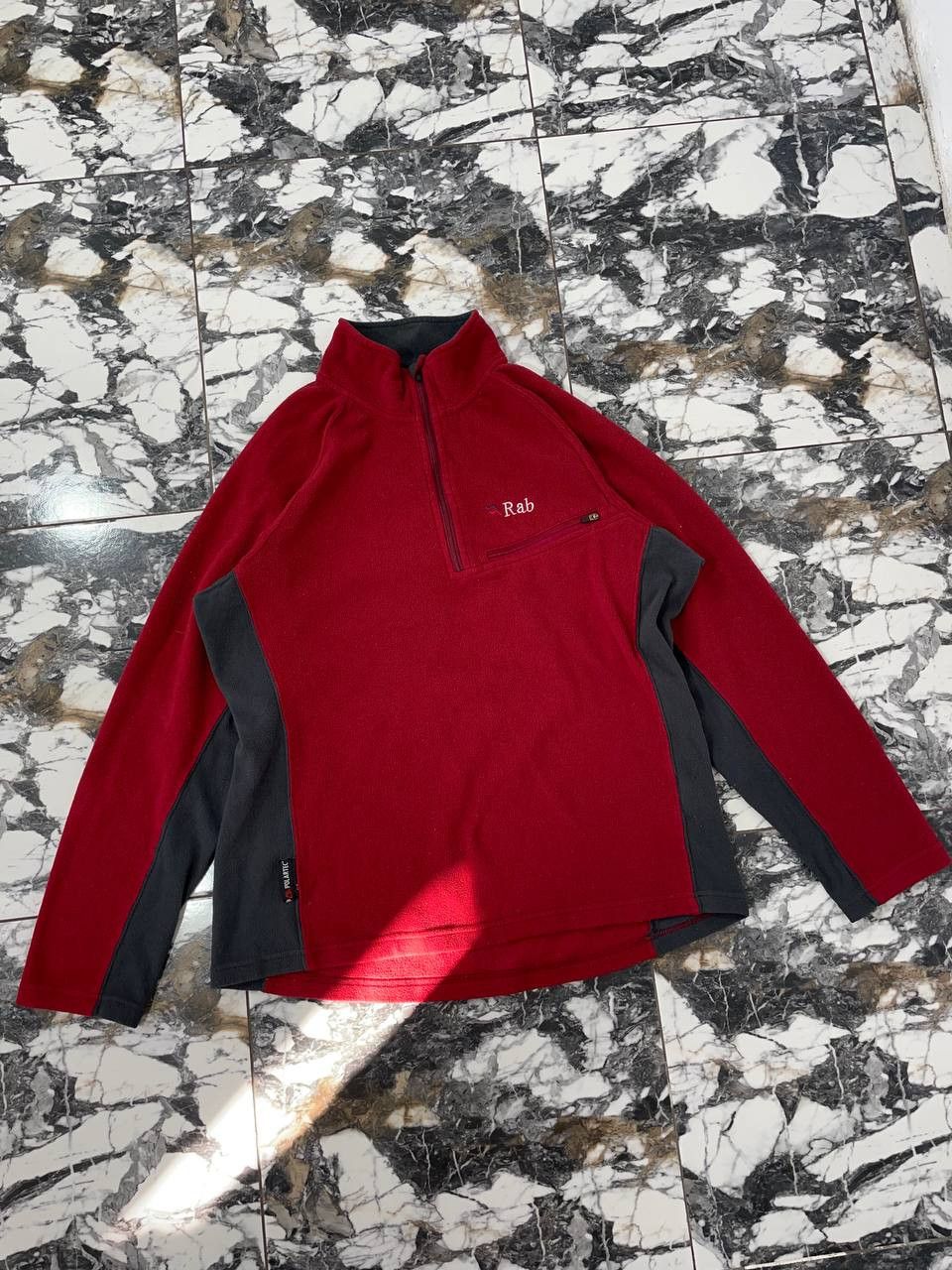 Rab Men's Rab Polartec Fleece Sweater, Size L, Red Gorpcore Trek Size US L / EU 52-54 / 3 - 1 Thumbnail