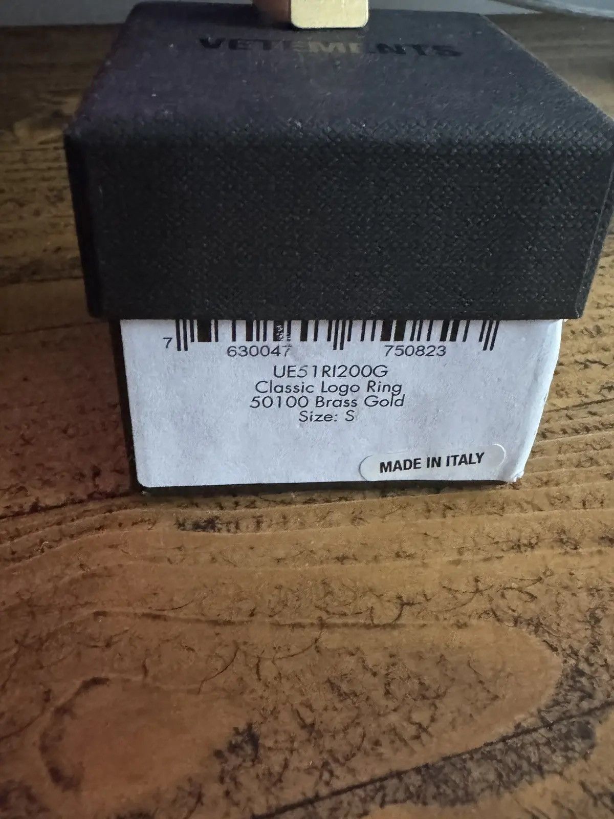 Vetements Vetements Logo Ring Size ONE SIZE - 8 Thumbnail
